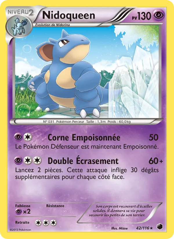 Carte Nidoqueen 42/116 – Glaciation Plasma