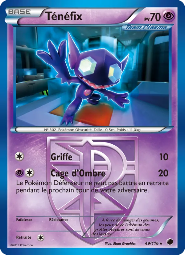 Carte Ténéfix 49/116 – Glaciation Plasma