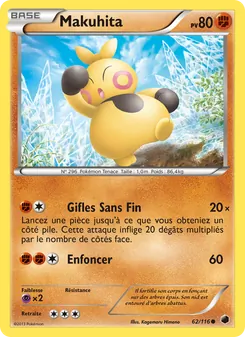 Carte Makuhita 62/116 – Glaciation Plasma