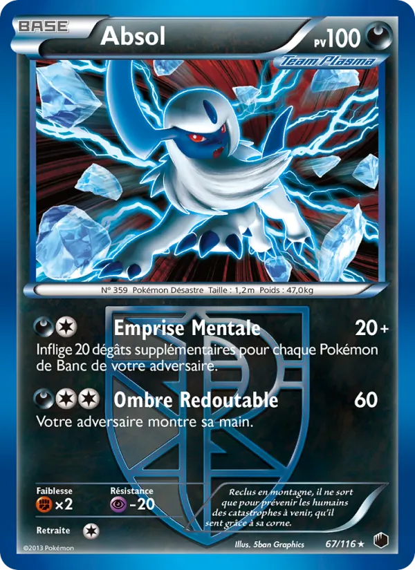 Carte Absol 67/116 – Glaciation Plasma