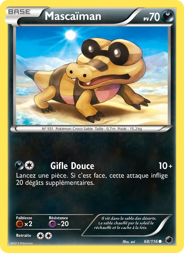 Carte Mascaïman 68/116 – Glaciation Plasma