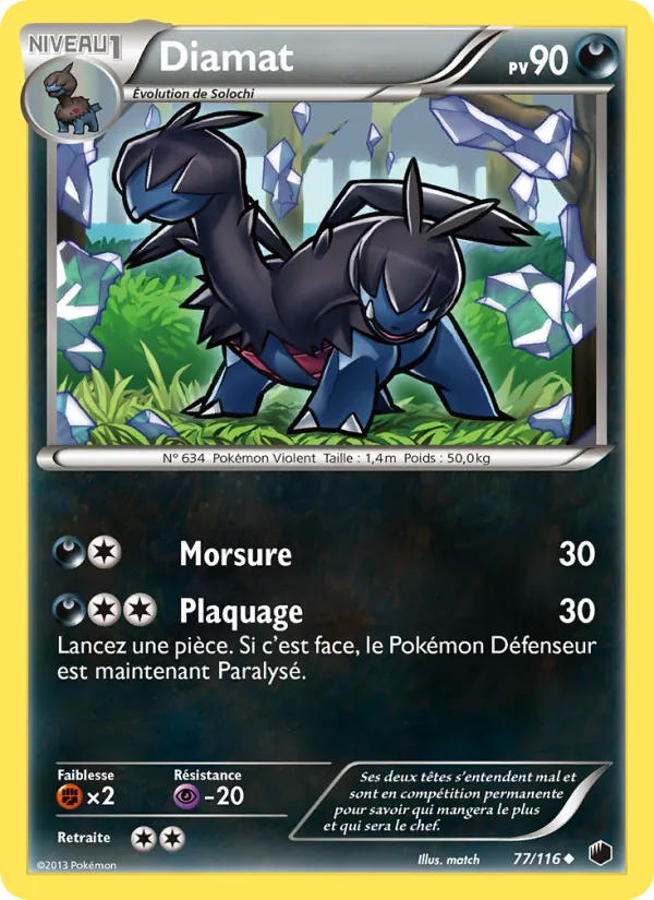 Carte Diamat 77/116 – Glaciation Plasma