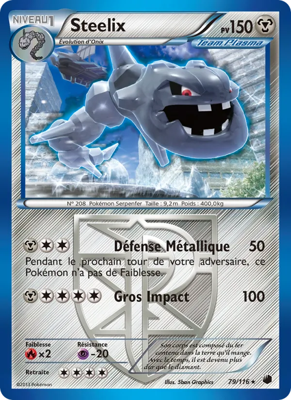 Carte Steelix 79/116 – Glaciation Plasma