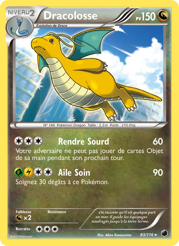 Carte Dracolosse 83/116 – Glaciation Plasma