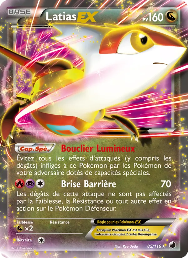 Carte Latias-EX 85/116 – Glaciation Plasma
