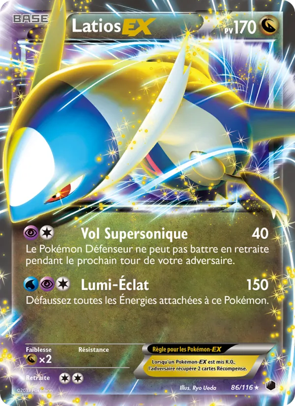 Carte Latios-EX 86/116 – Glaciation Plasma