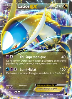 Carte Latios-EX 86/116 – Glaciation Plasma