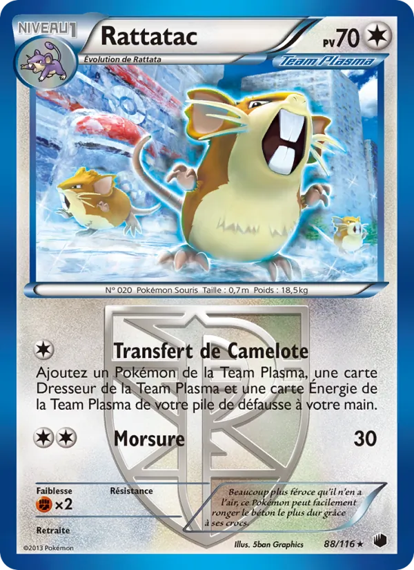 Carte Rattatac 88/116 – Glaciation Plasma