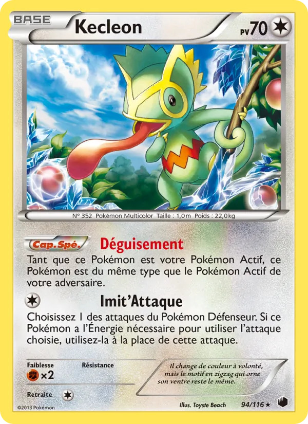 Carte Kecleon 94/116 – Glaciation Plasma