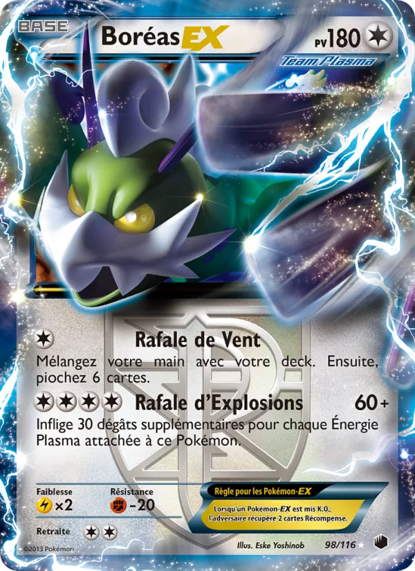 Carte Boréas-EX 98/116 – Glaciation Plasma