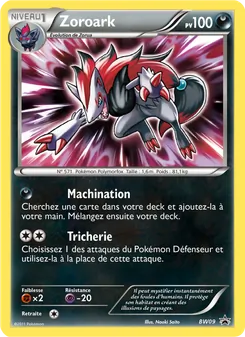 Carte Zoroark BW09 – Promo BW