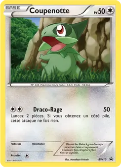 Carte Coupenotte BW10 – Promo BW