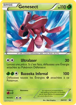 Carte Genesect BW101 – Promo BW