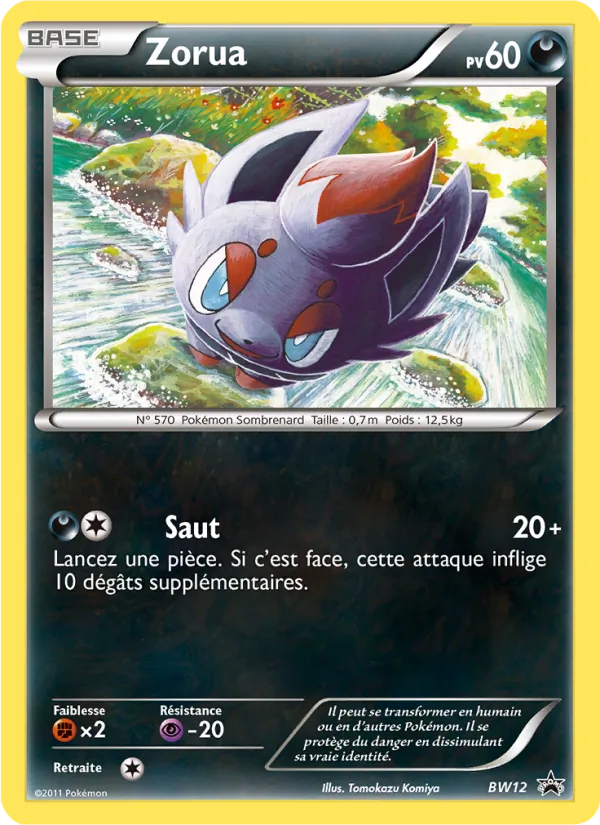Carte Zorua BW12 – Promo BW