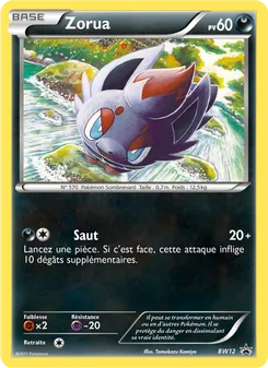 Carte Zorua BW12 – Promo BW