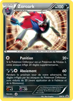 Carte Zoroark BW19 – Promo BW