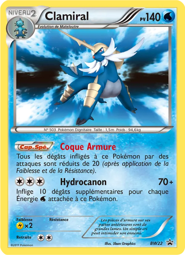 Carte Clamiral BW22 – Promo BW