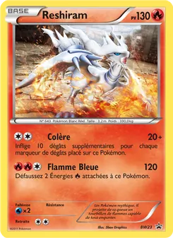 Carte Reshiram BW23 – Promo BW