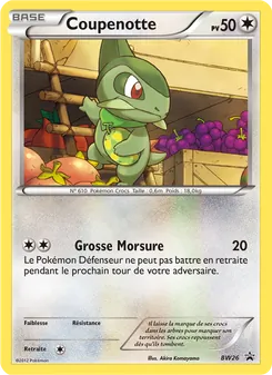 Carte Coupenotte BW26 – Promo BW