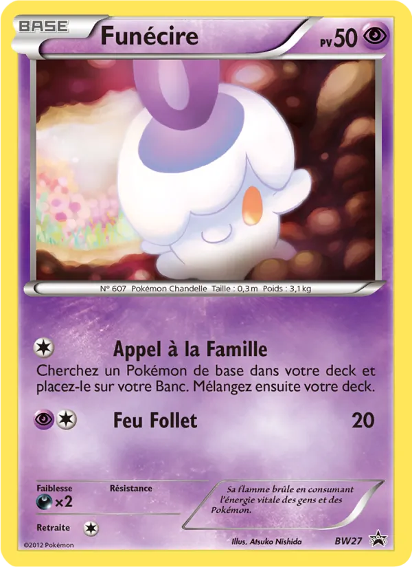 Carte Funécire BW27 – Promo BW
