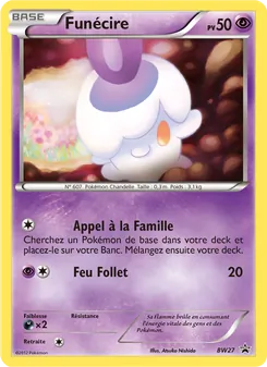 Carte Funécire BW27 – Promo BW