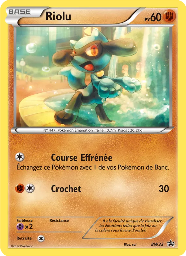 Carte Riolu BW33 – Promo BW