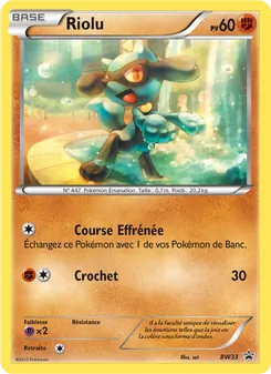 Carte Riolu BW33 – Promo BW