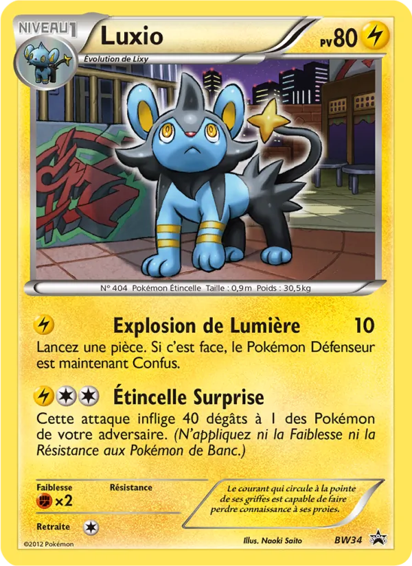 Carte Luxio BW34 – Promo BW