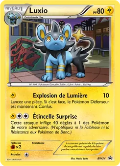 Carte Luxio BW34 – Promo BW