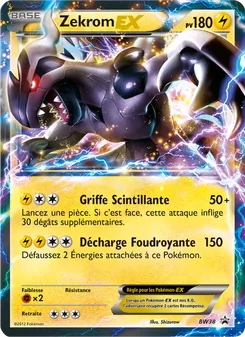 Carte Zekrom ex BW38 – Promo BW