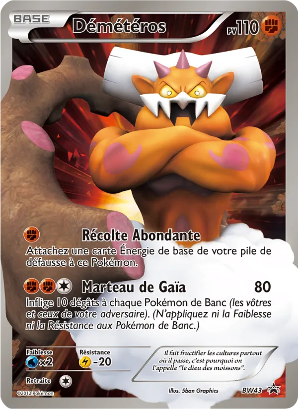 Carte Démétéros BW43 – Promo BW