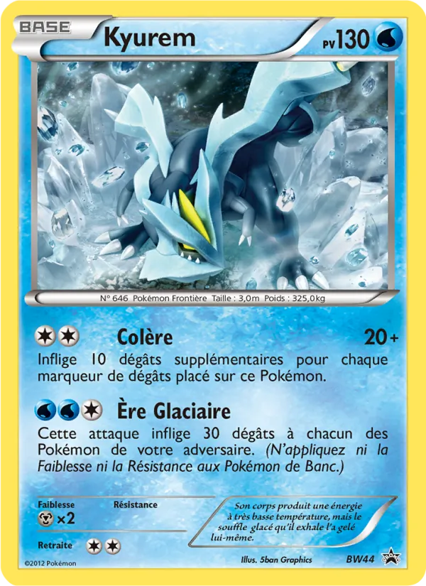 Carte Kyurem BW44 – Promo BW