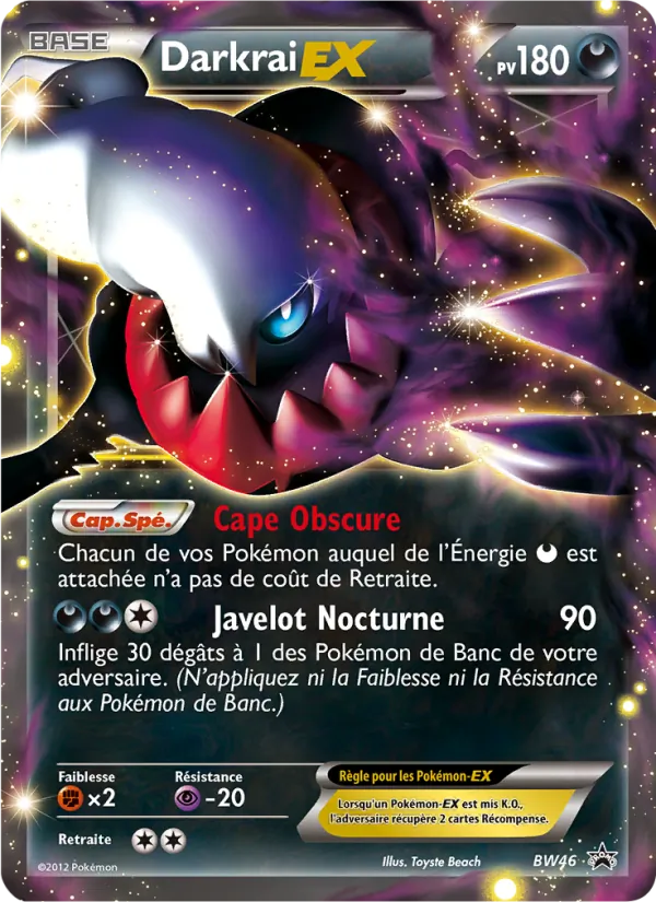 Carte Darkrai ex BW46 – Promo BW