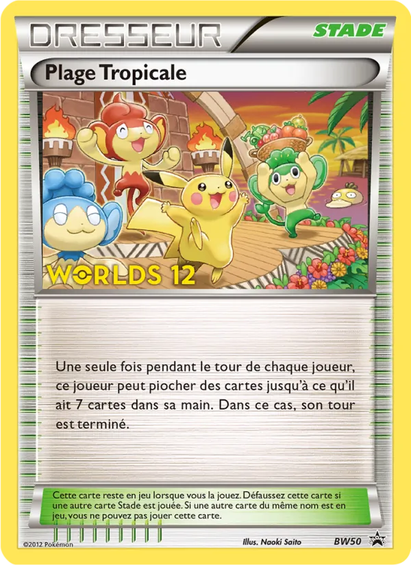 Carte Plage Tropicale BW50 – Promo BW
