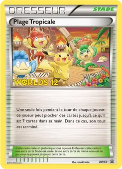 Carte Plage Tropicale BW50 – Promo BW