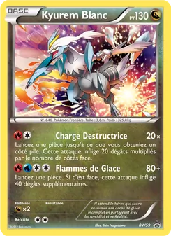 Carte Kyurem Blanc BW59 – Promo BW