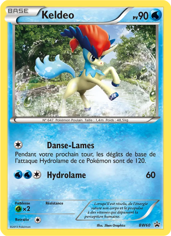 Carte Keldeo BW60 – Promo BW