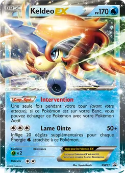 Carte Keldeo ex BW61 – Promo BW