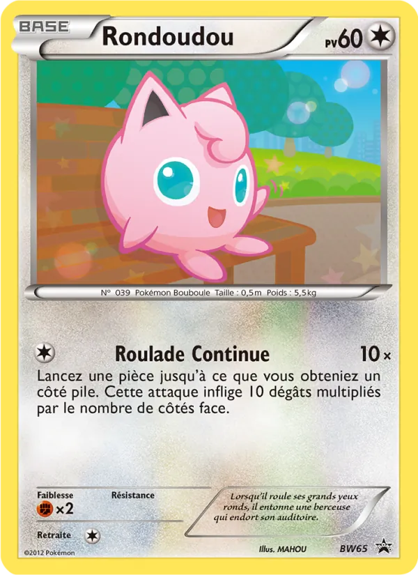 Carte Rondoudou BW65 – Promo BW