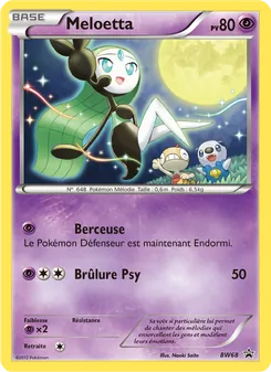 Carte Meloetta BW68 – Promo BW