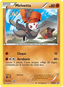 Carte Meloetta BW69 – Promo BW