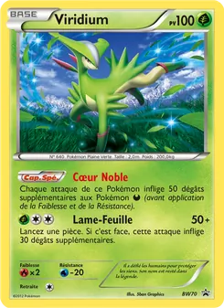 Carte Viridium BW70 – Promo BW