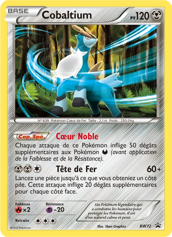 Carte Cobaltium BW72 – Promo BW