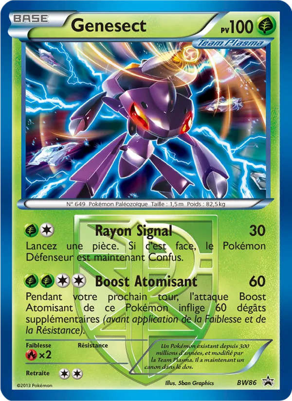 Carte Genesect BW86 – Promo BW