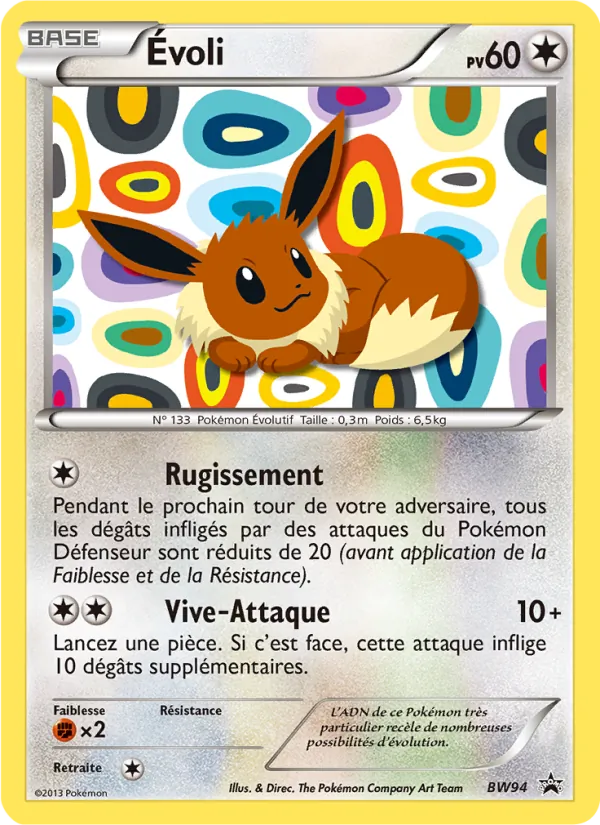 Carte Évoli BW94 – Promo BW