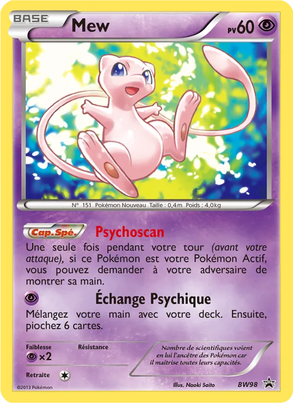 Carte Mew BW98 – Promo BW