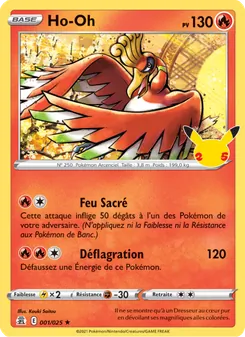 Carte Ho-Oh 1/25 – Célébrations