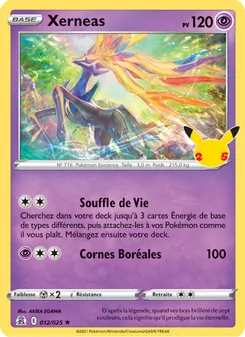 Carte Xerneas 12/25 – Célébrations
