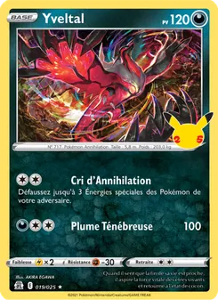 Carte Yveltal 19/25 – Célébrations