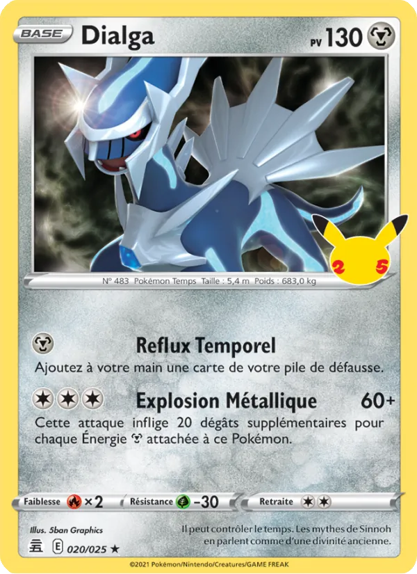 Carte Dialga 20/25 – Célébrations